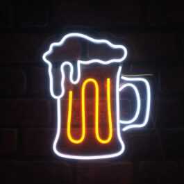 LED neon sign: “Beer Mug”
